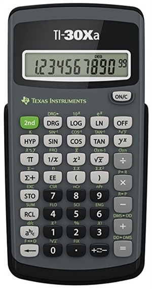 Texas Instruments TI-30Xa Vedecký kalkulátor